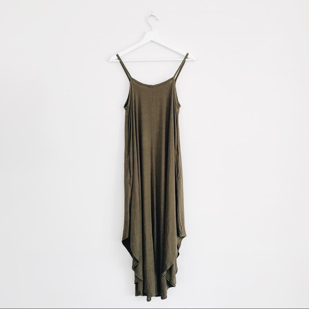 Carly Jean Los Angeles Stella Maxi Dress - Olive